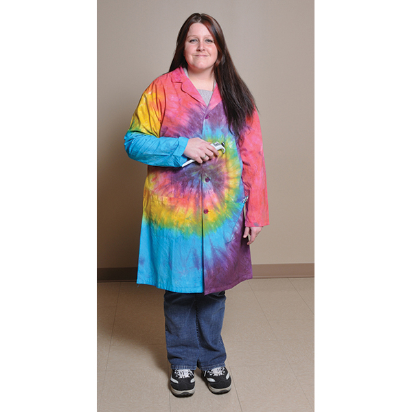 Tie Dye Lab Coat